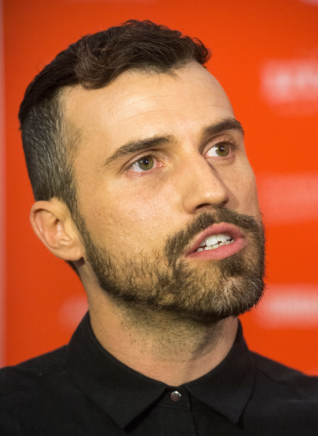 (Rick Egan  |  The Salt Lake Tribune)    Tyler Glenn, on the red carpet for the premiere of "Believer," a documentary about Imagine Dragons frontman Dan Reynolds trying to reconcile his Mormon beliefs with his support for LGBTQ community in Park City at the Sundance Film Festival, Saturday, January 20, 2018.