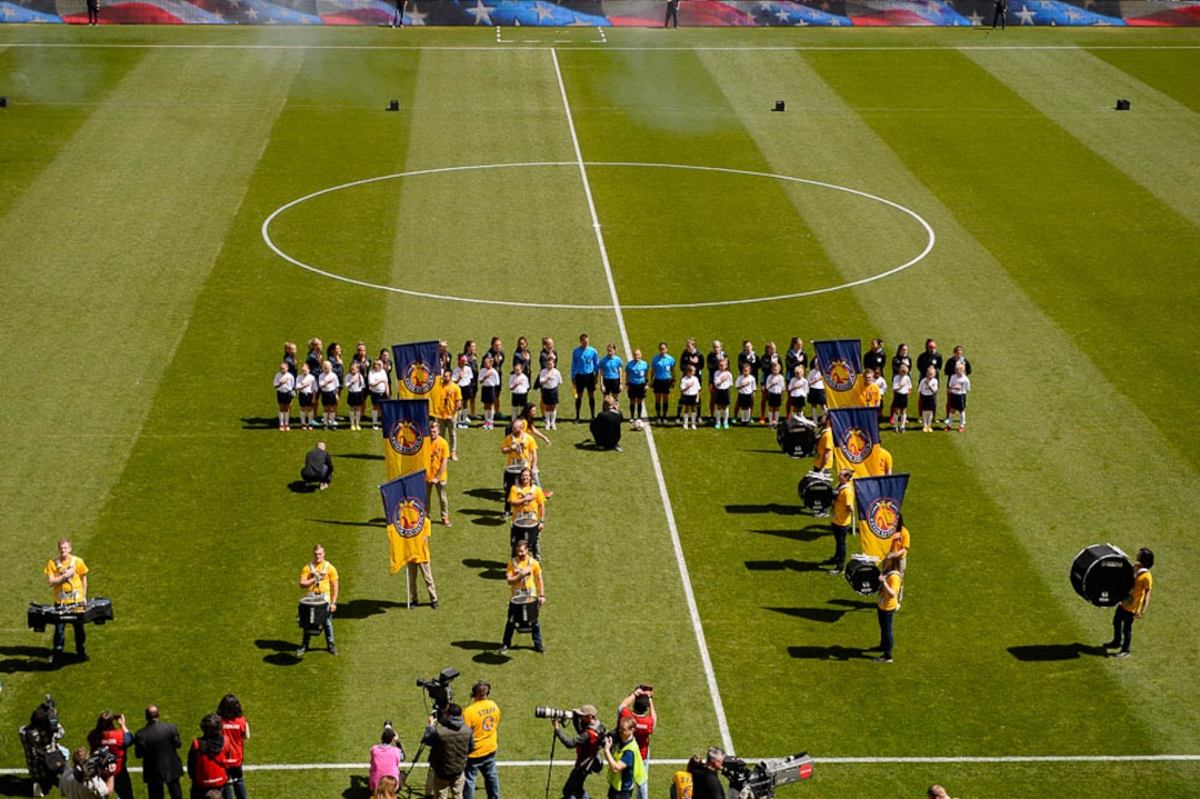 (Trent Nelson | The Salt Lake Tribune)  Utah Royals FC hosts the Chicago Red Stars, at Rio Tinto Stadium in Sandy, Saturday April 14, 2018.
