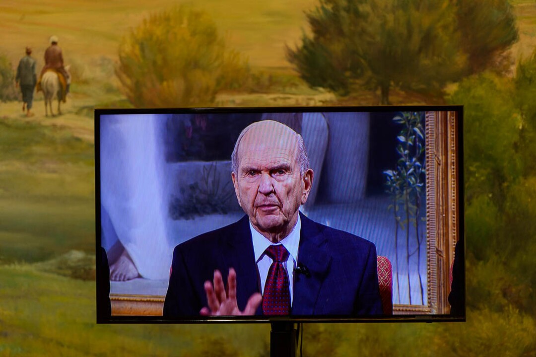 (Trent Nelson | The Salt Lake Tribune)  Russell M. Nelson addresses members of the LDS church, Tuesday January 16, 2018. Nelson was named the 17th president of the nearly 16 million-member Church of Jesus Christ of Latter-day Saints.