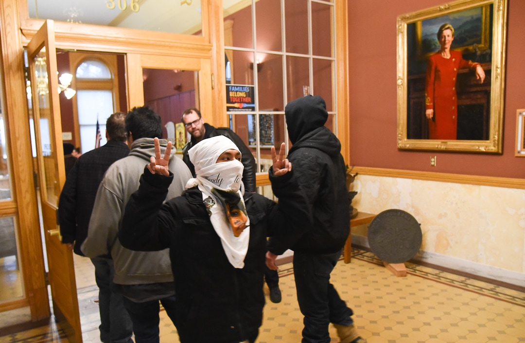 (Francisco Kjolseth  |  The Salt Lake Tribune)  Utah Against Police Brutality and members of Cody BelgardÕs family, the popular Glendale rapper, who was shot by police last November, arrive at the office of Mayor Jackie Biskupski on Thursday, Jan. 10, 2019,in hopes of getting a meeting to speak with her. For weeks, the family of Cody Belgard has asked to meet with Mayor Biskupski to discuss his shooting by SLCPD, to no avail.