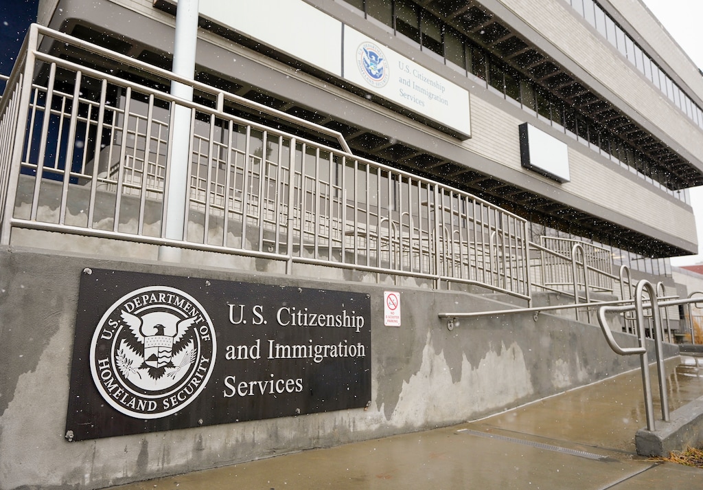 (Chris Samuels | The Salt Lake Tribune) The Salt Lake City field office of U.S. Citizenship and Immigration Services, Friday, March 6, 2026.