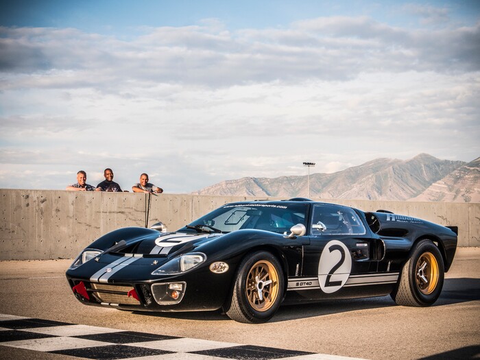 (Photo courtesy BBC America) Matt LeBlanc, Rory Reid and Chris Harris take on a 50-year-old Ford GT40 in the season premiere of “Top Gear.”
