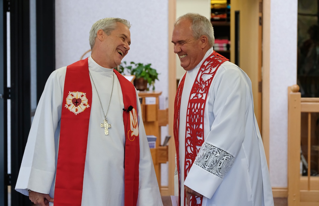 (Francisco Kjolseth  |  The Salt Lake Tribune)  500th anniversary of the Protestant Reformation. The focus of this service is ecumenical, the ELCA (liberal Lutherans) holding a common prayer service with Roman Catholics (whom Martin Luther torqued off 500 years ago by nailing his 95 theses to the Wittenberg church doors.