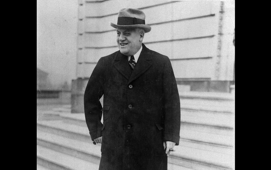 A. Mitchell Palmer, former attorney general of the United States, leaves Senate Office building in Washington on March 1, 1924. Immigrant roundups in late 1919 and early 1920 are known in history books as the Palmer raids, after Palmer who ordered them. He was aided in his efforts by a  young Justice Department attorney named J. Edgar Hoover, whose  experience helped lead to the emergence of the Federal Bureau of  Investigation. (AP Photo)