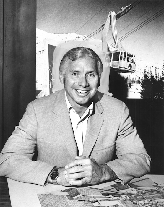 (Tribune File Photo)  Ted Johnson, the co-founder of Snowbird Ski & Summer Resort, died Monday January 29, 2018. Photo received September 3, 1972.
