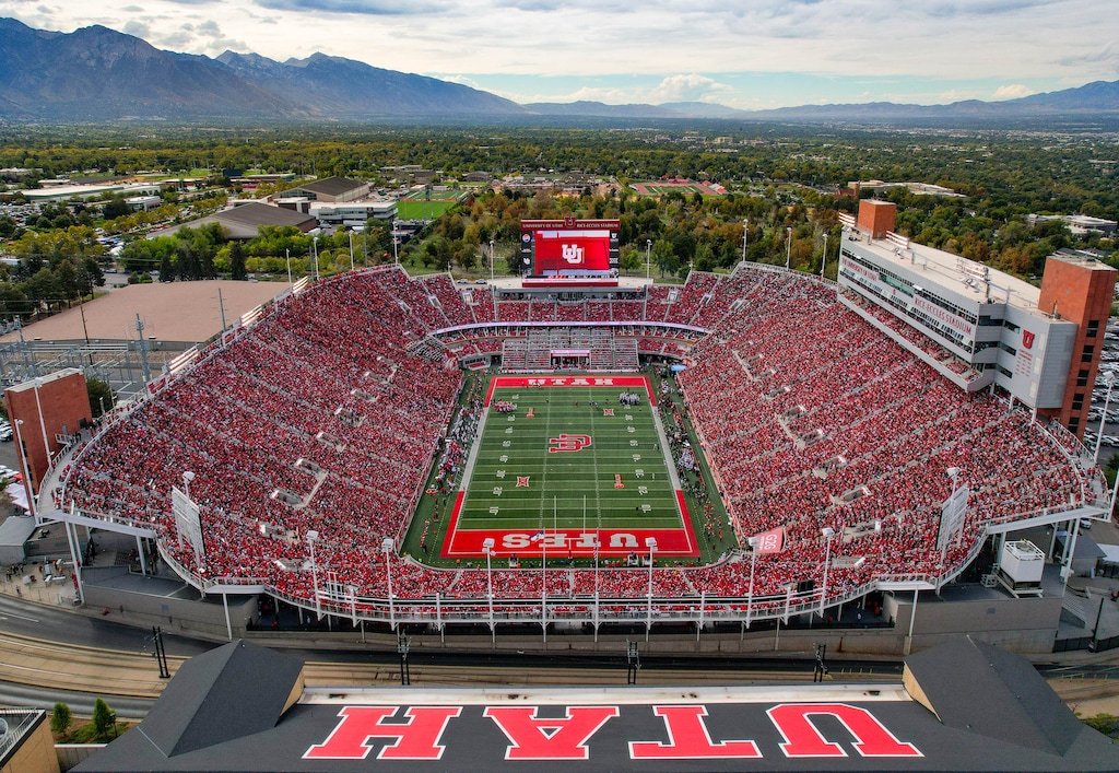 (Francisco Kjolseth | The Salt Lake Tribune) As the University of Utah partners with the private-equity firm Otro Capital, changes could be coming to Rice-Eccles Stadium.