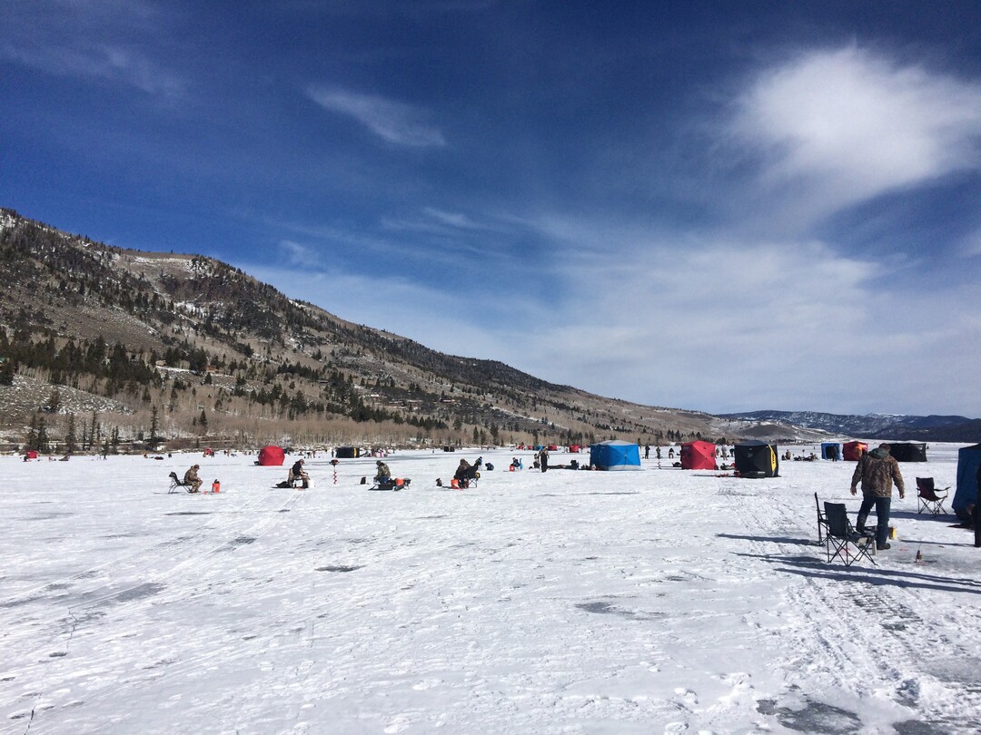 (Courtesy image | Utah Division of Wildlife Resources) The Fish Lake Perch Tournament, a popular event that started in 2015, won't happen this year.  Unstable ice at the lake has forced the DWR to cancel the event.