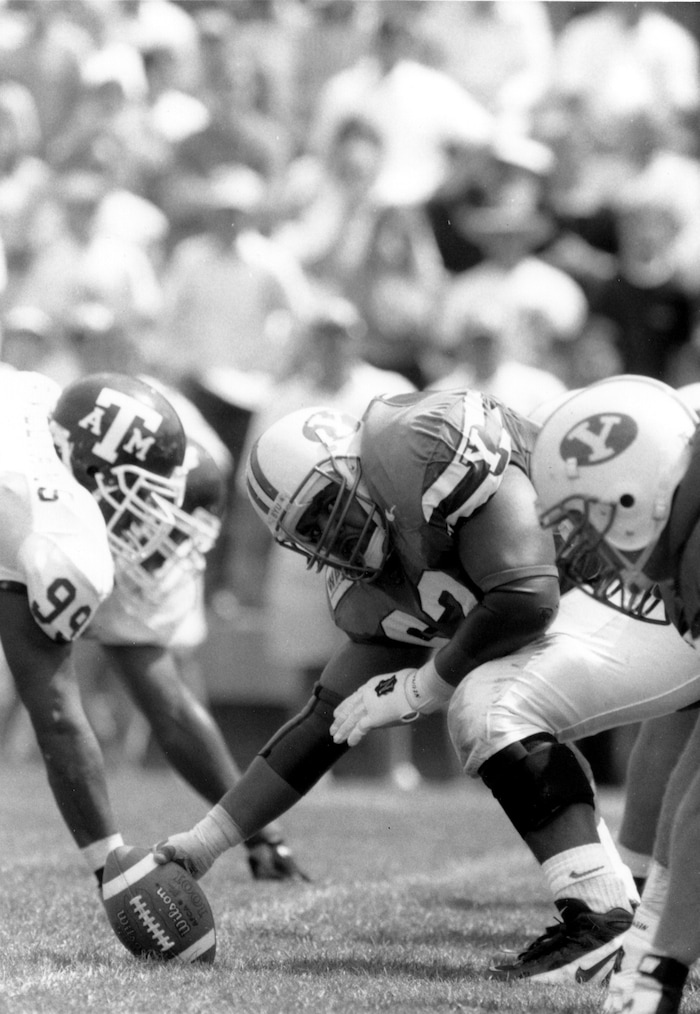 (Courtesy BYU) Larry Moore earned all-Western Athletic Conference honors during his two seasons at BYU.