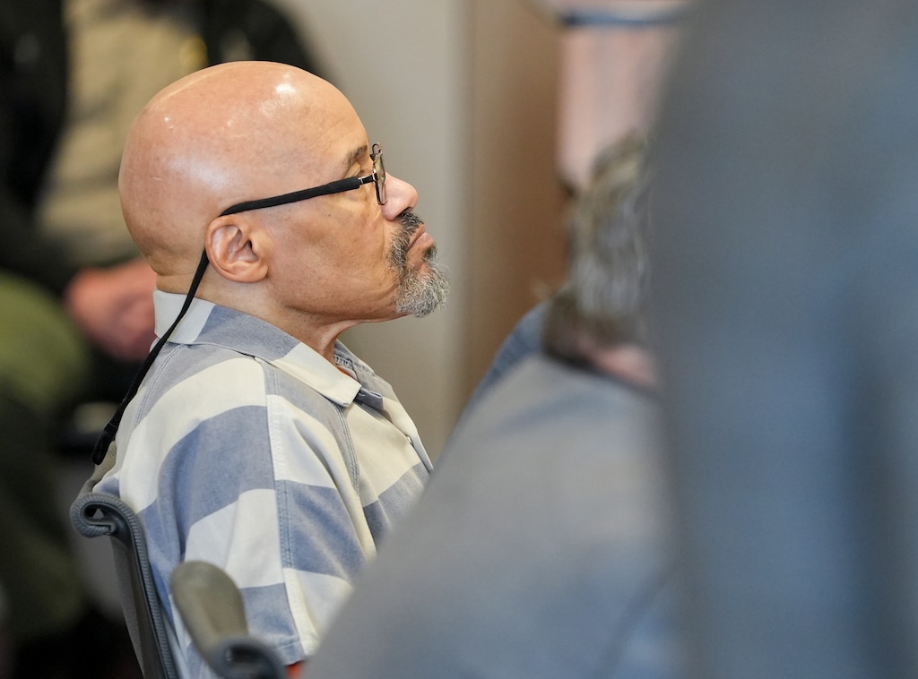 (Chris Samuels | The Salt Lake Tribune) Douglas Carter appears in 4th District Court in Provo, Friday, April 3, 2026. Carter was sentenced to death for a 1985 murder, which was overturned in 2025.