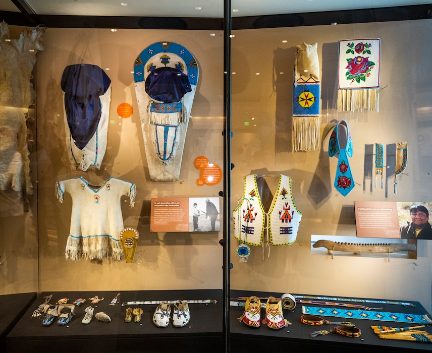 (Rick Egan | The Salt Lake Tribune)  The Native Voices exhibit at the Natural History Museum of Utah, on Monday, Feb. 12, 2024.