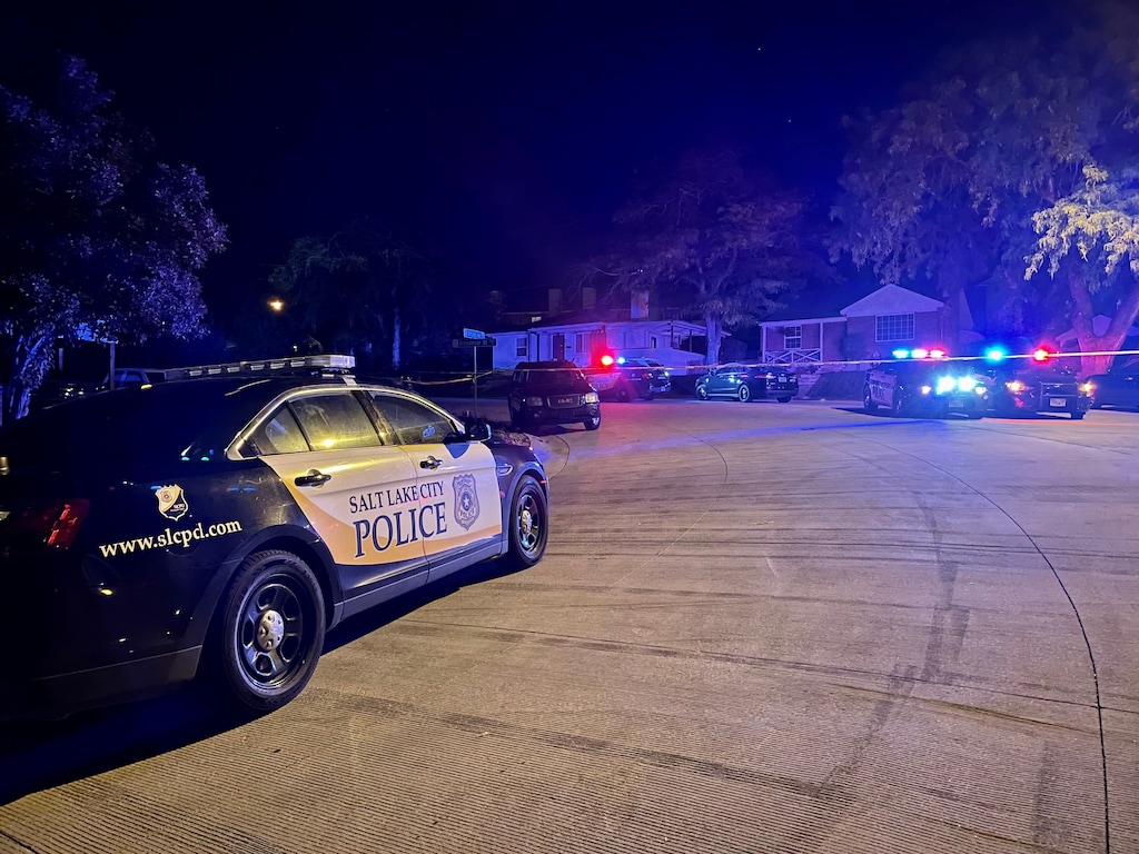 (Twitter/SLCPD) Salt Lake City police are investigating an overnight shooting near 2200 South Broadmoor street that left one dead and one hospitalized.