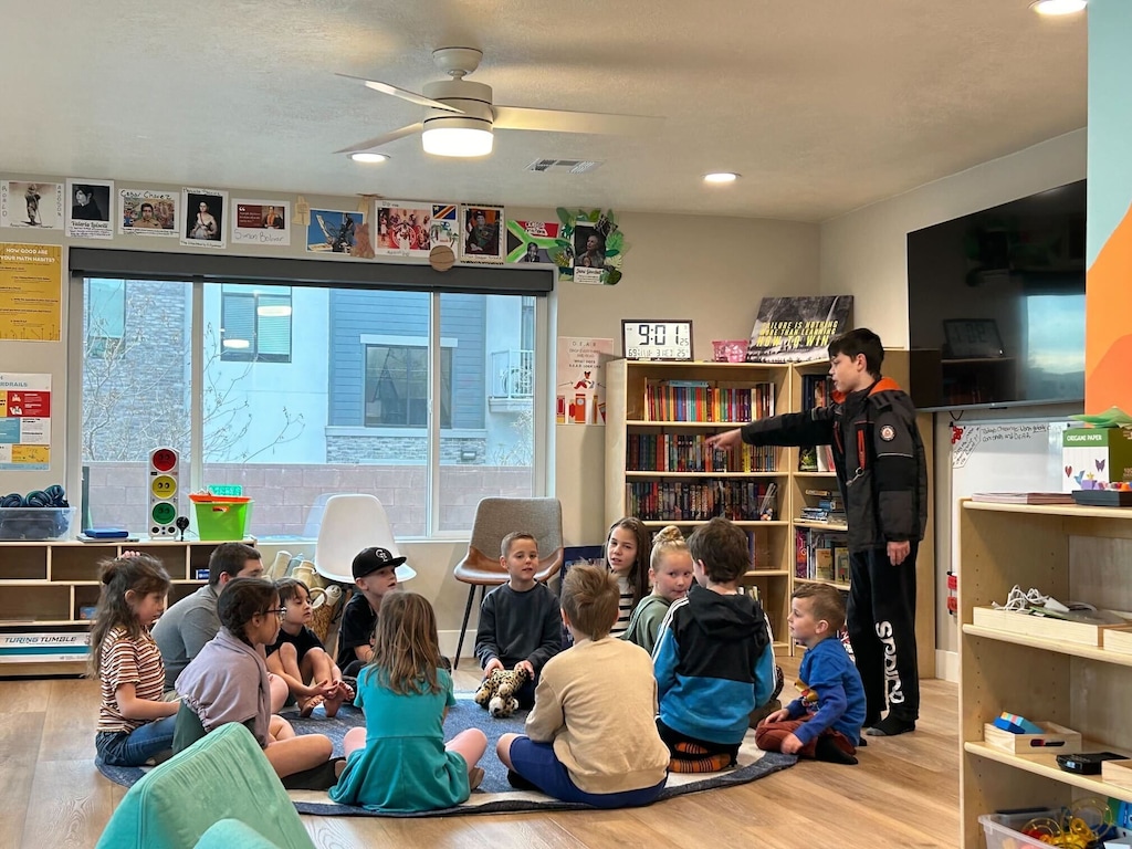 (Ian Lindsey) Students attend class at Acton Academy St. George, a "microschool" in St. George, Utah. Microschools could become easier to open under a newly proposed bill that would allow them to be established nearly anywhere in Utah.