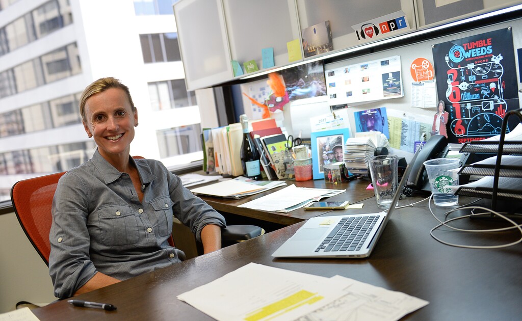 (Francisco Kjolseth  |  The Salt Lake Tribune)  Executive Director Elisabeth Nebeker heads the Utah Film Center as the group marks its 15th year anniversary.