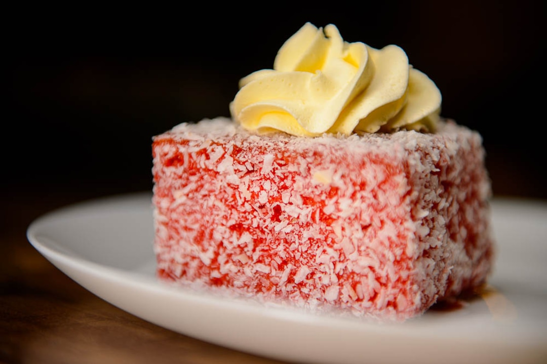 (Trent Nelson | The Salt Lake Tribune)  Strawberry Lamington at Sagato Bakery and Cafe, a new Polynesian eatery in Midvale. Tuesday Feb. 5, 2019.