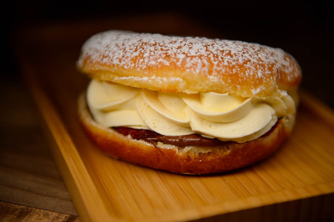 (Trent Nelson | The Salt Lake Tribune)  Nutella cream puff at Sagato Bakery and Cafe, a new Polynesian eatery in Midvale. Tuesday Feb. 5, 2019.