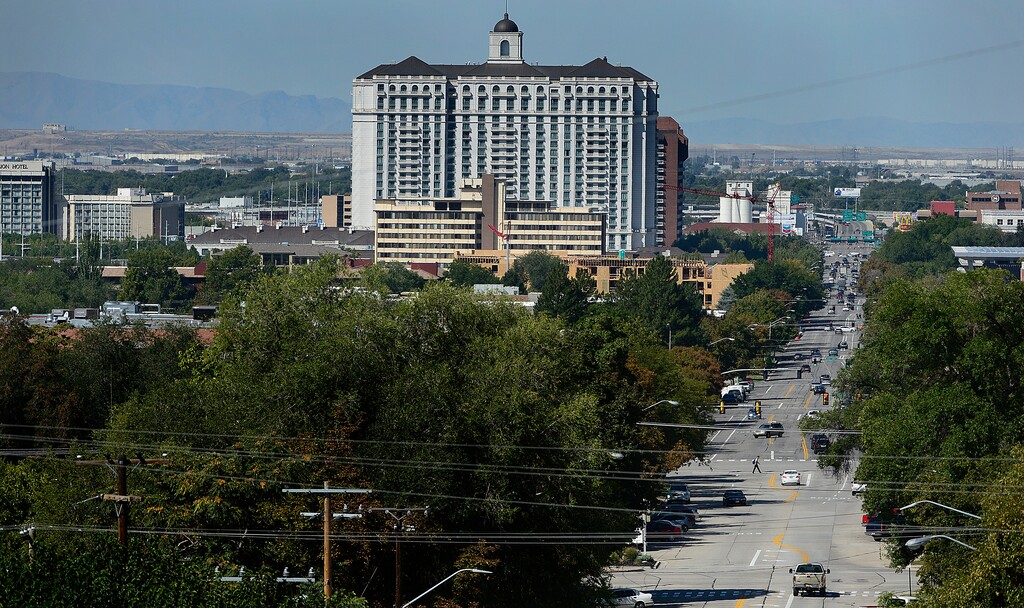 Scott Sommerdorf | The Salt Lake Tribune
The Grand America Hotel in downtown Salt Lake City, Wednesday, September 10, 2014.