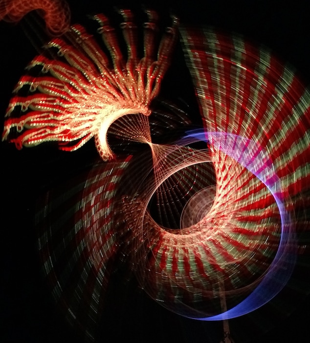 (photo courtesy Utah Arts Alliance) Light art and projection works, like Chris Callor's "The G String," will be part of the first Illuminate Salt Lake! Festival, set for Nov. 10-11 at The Gateway, the Utah Museum of Contemporary Art and the Eccles Theater Plaza.