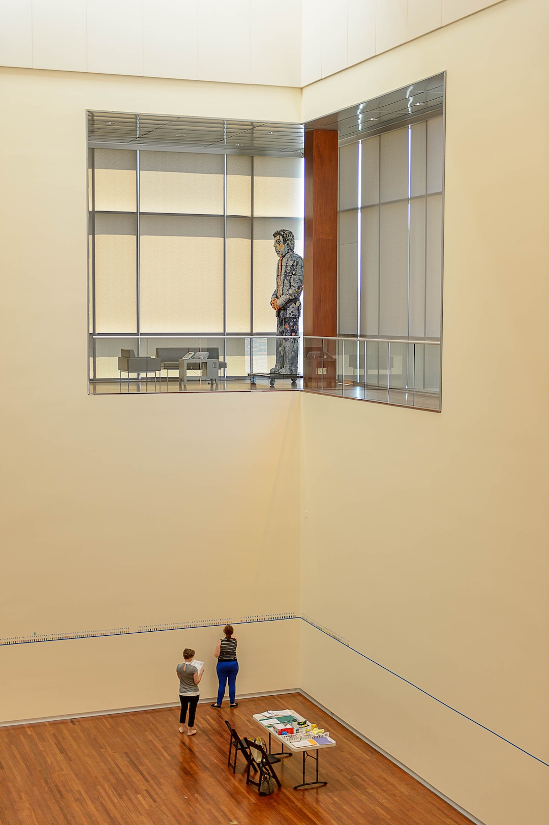 (Trent Nelson  |  The Salt Lake Tribune)  The Great Hall at the Utah Museum of Fine Arts in Salt Lake City on Tuesday, Aug. 15, 2017. The re-imagined UMFA reopens to the public Saturday, Aug. 26.