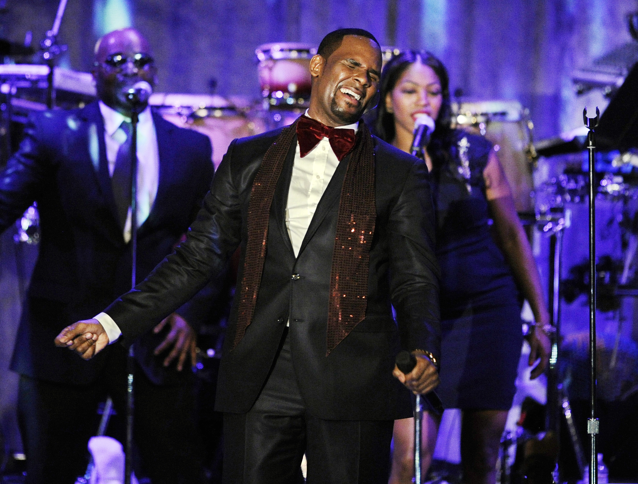 (AP Photo/Mark J. Terrill, file) This Feb. 12, 2011 file photo shows R. Kelly performing at the pre-Grammy gala & salute to industry icons with Clive Davis honoring David Geffen in Beverly Hills, Calif. Kelly, one of the top-selling recording artists of all time, has been hounded for years by allegations of sexual misconduct involving women and underage girls _ accusations he and his attorneys have long denied. But an Illinois prosecutor’s plea for potential victims and witnesses to come forward has sparked hope among some advocates that the R&B star might face new charges.