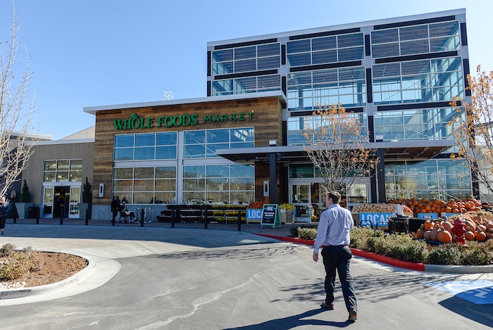 (Francisco Kjolseth  |  The Salt Lake Tribune)  More and more grocers are turning portions of their stores into a restaurants,  creating  competition for fast-food chains and traditional restaurants. The phenomenon is growing fast enough that the food industry is calling it the "grocerant" trend.  The new Park City Whole Foods, which opened down the street from the original, includes the Silver Mine Tap Room a family-friendly restaurant with 24-beers on tap.