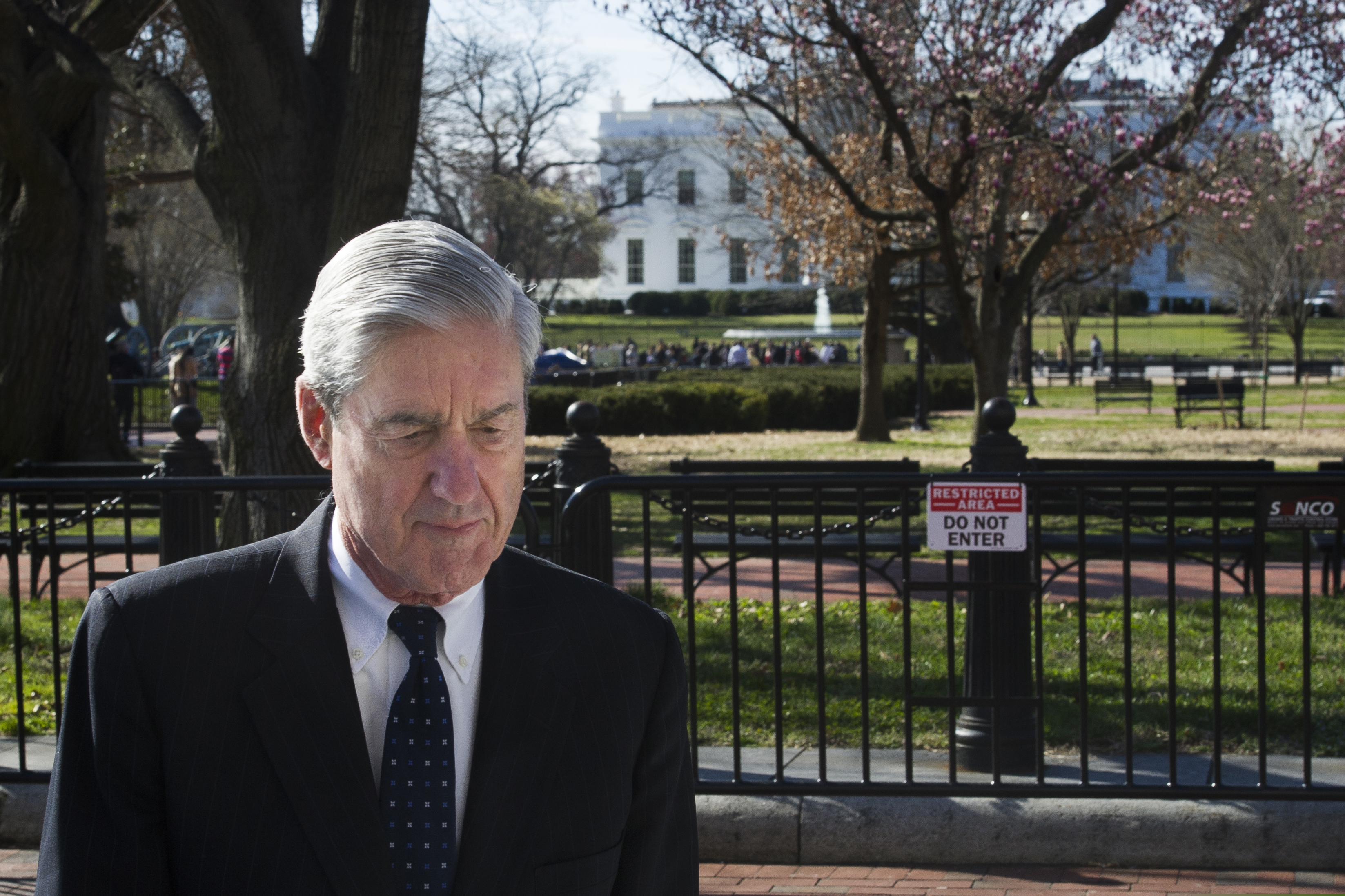 (Cliff Owen | The Associated Press) In this March 24, 2019, file photo, special counsel Robert Mueller walks past the White House after attending services at St. John's Episcopal Church, in Washington. For two years, the nation watched and waited as Mueller investigated President Donald Trump and his campaign for potential collusion with Russia and obstruction of justice. The release of Mueller’s report last month provided a long-awaited moment of closure for many _ and an utterly unsatisfying finale for plenty of others.