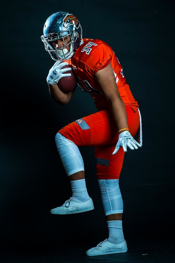 (Chris Detrick | The Salt Lake Tribune) Skyridge's Blayden Togiai poses for a portrait Friday, December 15, 2017.