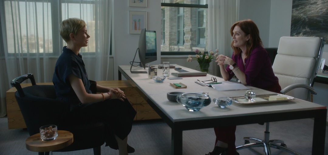 (Julia Macat  |  courtesy Sundance Institute) Michelle Williams, left, and Julianne Moore star in director Bart Freundlich's drama "After The Wedding," which will screen in the Premieres section of the 2019 Sundance Film Festival.