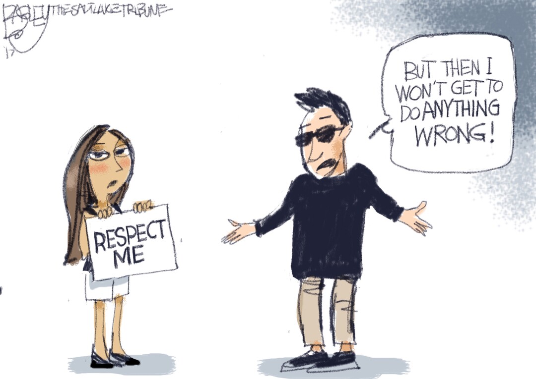 (Pat Bagley | The Salt Lake Tribune) This Pat Bagley cartoon, titled "What Women Want (Just a wild guess)," appears in The Salt Lake Tribune on Saturday, Oct. 21, 2017.