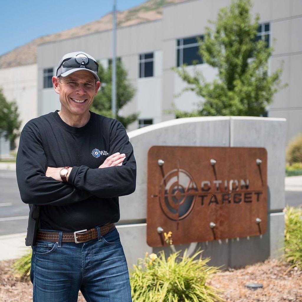 (Courtesy| John Curtis campaign) Provo Mayor John Curtis stands outside Action Target in Provo.