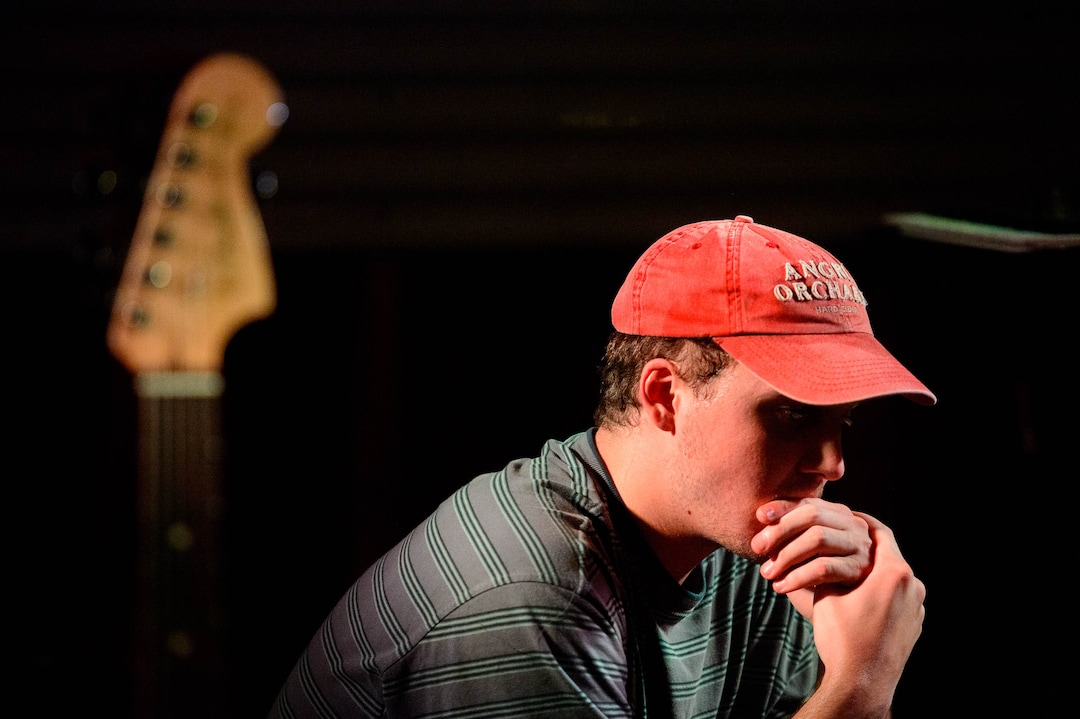(Trent Nelson  |  The Salt Lake Tribune)  Jack Rutter performs with his solo project Ritt Momney at Kilby Court in Salt Lake City on Monday June 24, 2019.
