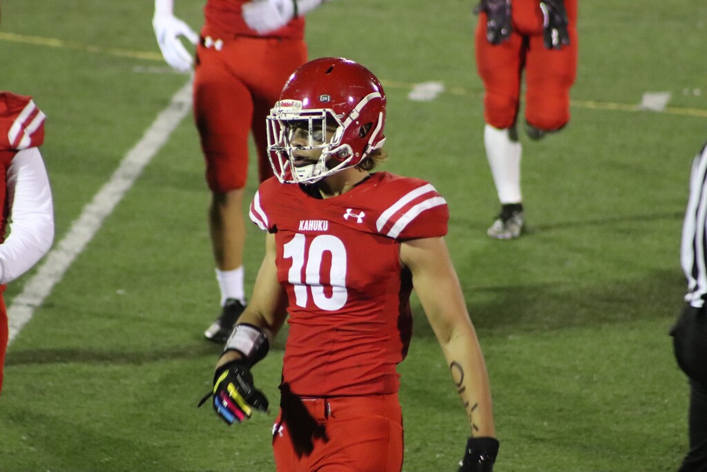 (Liona Lefau) Linebacker Liona Lefau out of Kahuku High School in Hawaii has Utah and BYU among his top eight schools.