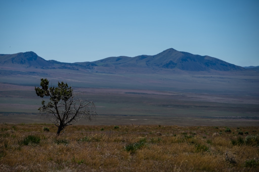 (Trent Nelson | The Salt Lake Tribune) Hansel Valley pictured on May 1, 2026, where the Ruby Pipeline crosses through. The valley is slated for the first phase of a proposed "hyperscale" data center and energy project in Box Elder County. Developers say the pipeline could supply natural gas to power the project.