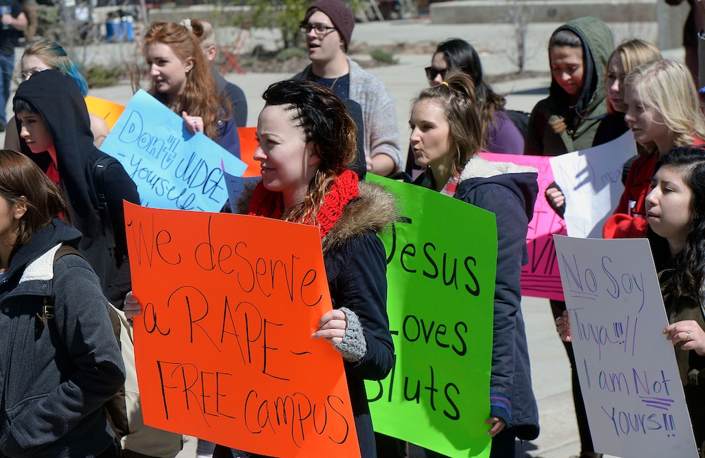 Al Hartmann  |  The Salt Lake Tribune
University of Utah students participate in the University of Utah SL, UT Walk in 2017.