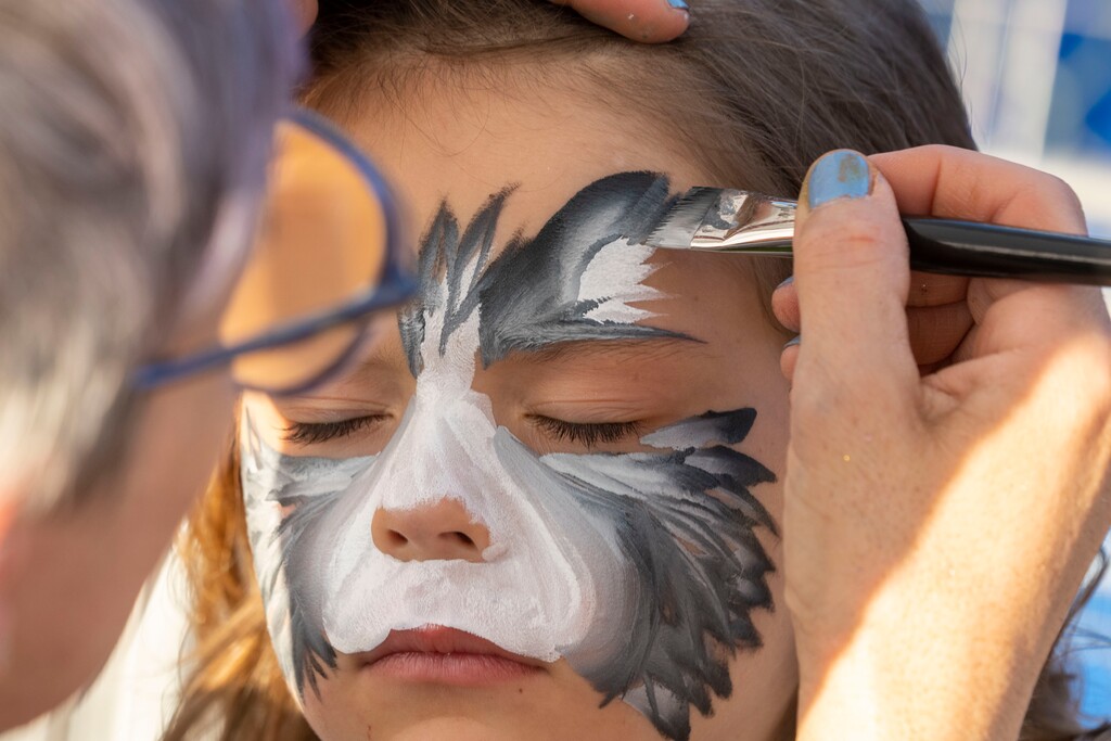 (Rick Egan | Salt Lake Tribune file photo) A girl gets her face painted at the 2021 Swiss Days celebration in Midway — one of many small towns in Utah that throw summer celebrations.