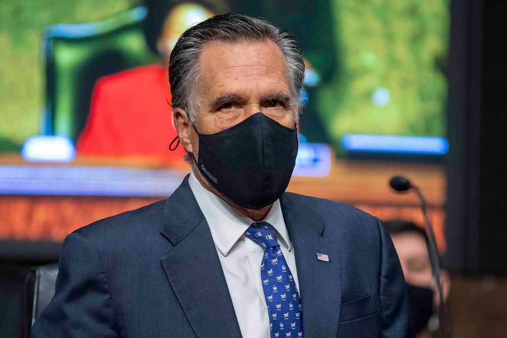 (Shawn Thew | Pool via AP) Some Utah Republican leaders want to hold a special meeting to vote on a censure of Sen. Mitt Romney for his impeachment vote, but it appears there's not enough support.
