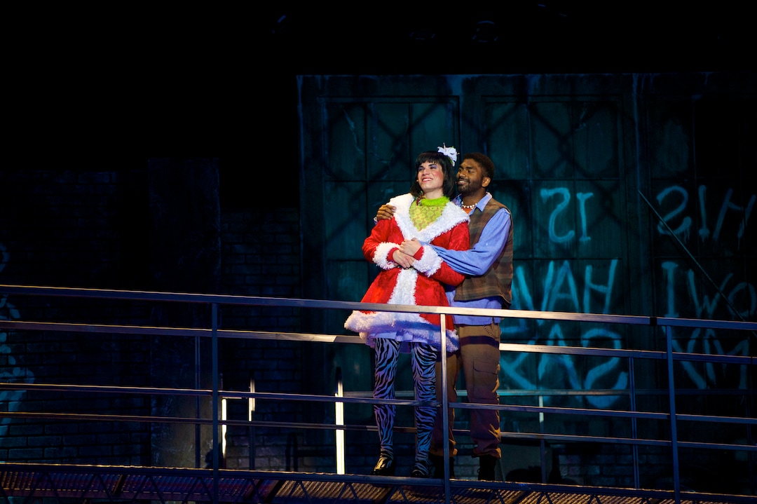 (Courtesy Pioneer Theatre Company) Nik Walker as Tom Collins with Jason Gotay as Angel Schunard in Pioneer Theatre Company's 2011 production of "Rent."