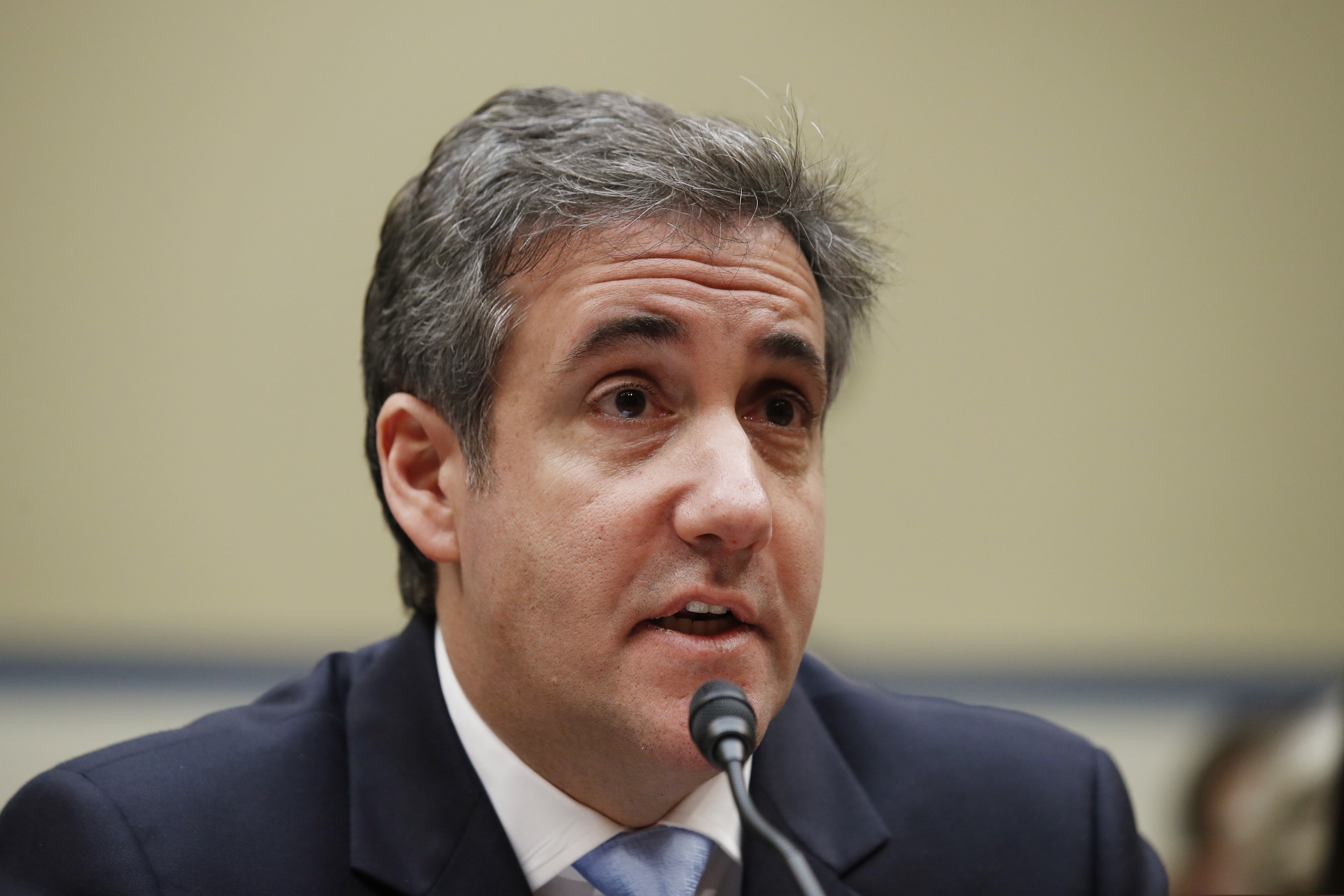 (Alex Brandon  |  AP Photo)  Michael Cohen, President Donald Trump's former personal lawyer, testifies before the House Oversight and Reform Committee on Capitol Hill, Wednesday, Feb. 27, 2019, in Washington.
