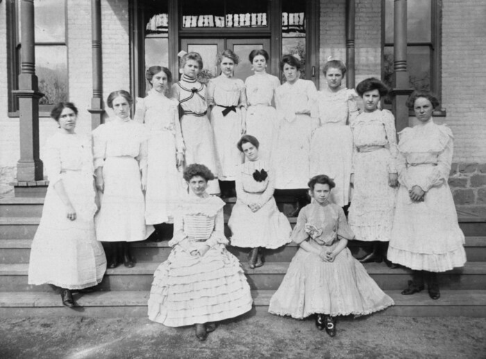 (Courtesy of Rowland Hall) Students, circa 1910.