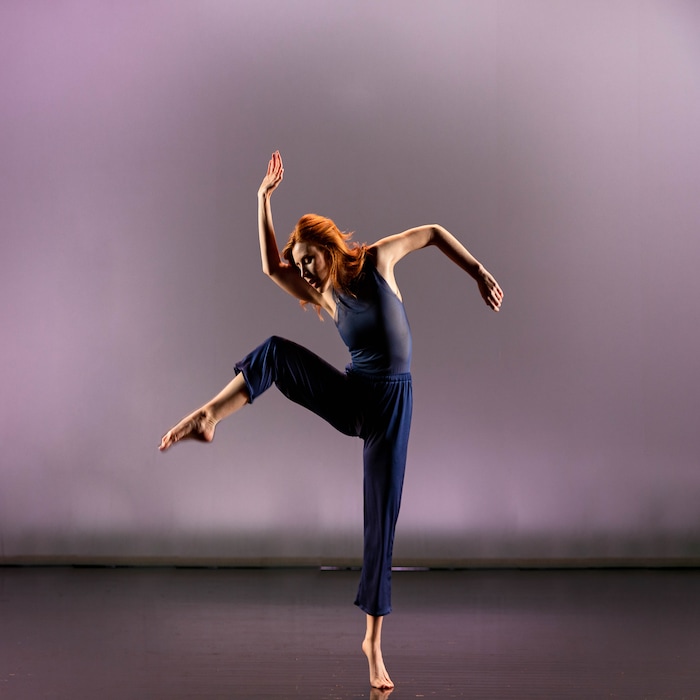 (Photo courtesy of Logan Sorenson and RDT)
Megan O'Brien dances with Repertory Dance Theatre.