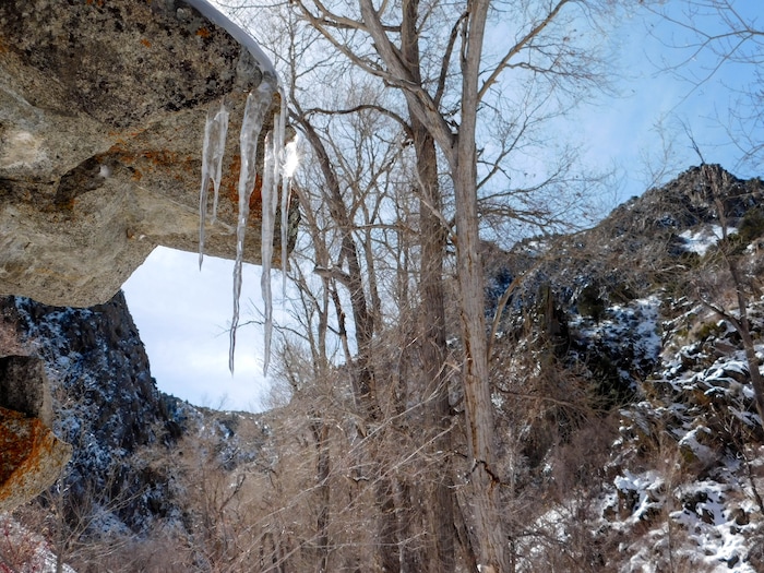 Erin Alberty | The Salt Lake Tribune
A scene from the canyons near Monrovian Park in Sevier County on March 8, 2017.