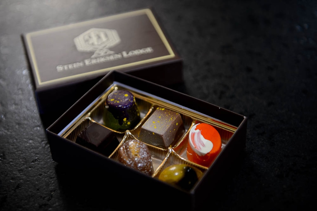 (Trent Nelson | The Salt Lake Tribune)Chocolates at the Stein Eriksen Lodge in Park City on Thursday Dec. 20, 2018. The Forbes Travel Guide recently named Utah's Stein Eriksen Lodge as one of the most "Luxurious Hotels in the World."
