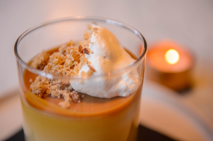 (Trent Nelson  |  The Salt Lake Tribune)Butterscotch Pudding at Emigration Brewing, a new pizza and small plates restaurant in Salt Lake City's Emigration Canyon, on Tuesday Dec. 10, 2019.