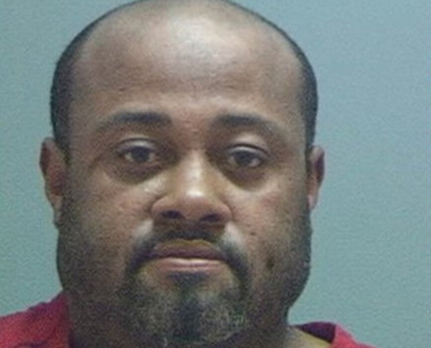 (Photo courtesy Salt Lake County Jail) Darren Fitzgerald Byrd has been charged with stabbing his girlfriend to death in front of her 5-year-old son.