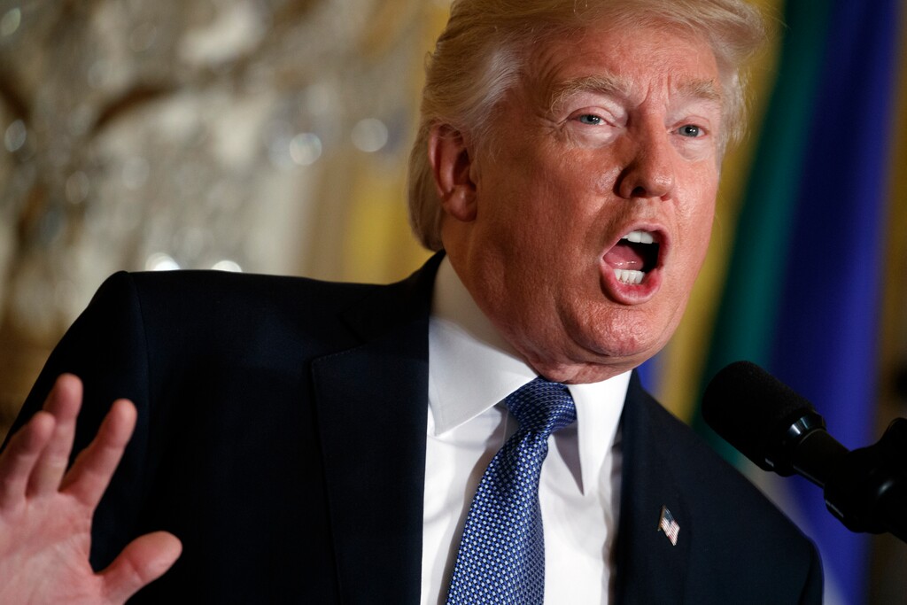 (AP Photo | Evan Vucci) President Donald Trump speaks during a Hispanic Heritage Month event in the East Room of the White House, Friday, Oct. 6, 2017, in Washington.