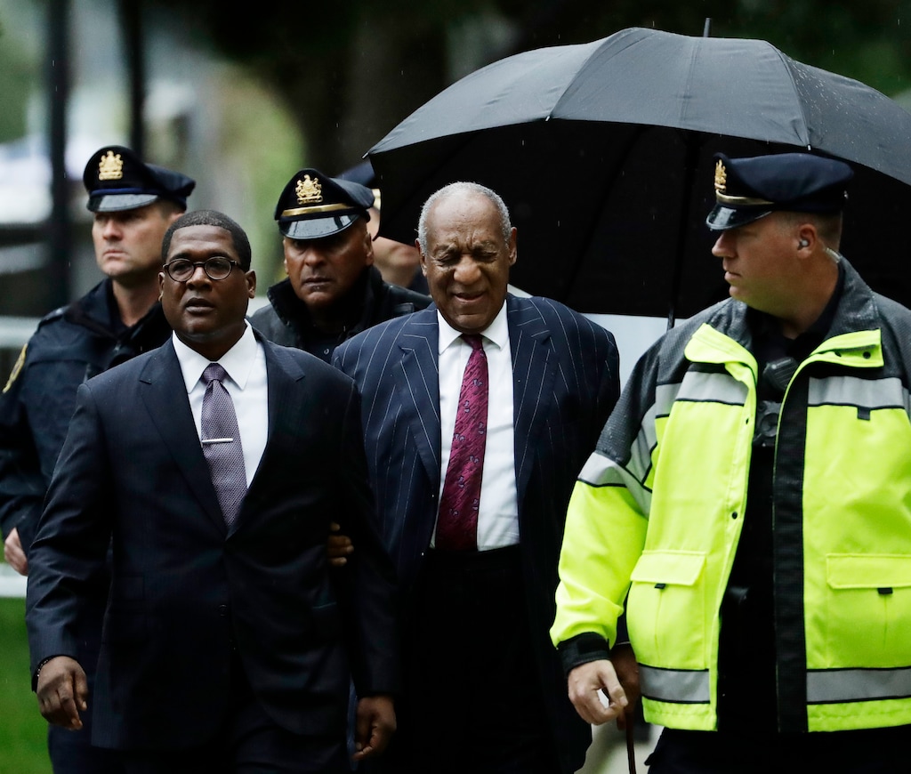 Bill Cosby arrives for his sentencing hearing at the Montgomery County Courthouse, Tuesday, Sept. 25, 2018, in Norristown, Pa. (AP Photo/Matt Slocum)