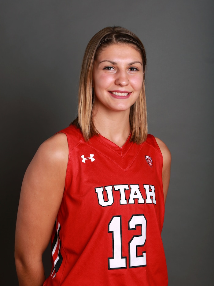 Emily Potter, Utah Women's Basketball August 27, 2016 in Salt lake City, UT. (Photo / Steve C. Wilson / University of Utah)