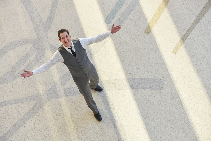 (Francisco Kjolseth  |  The Salt Lake Tribune)  Kurt Bestor has not one, not two but four guests on his Christmas show this year, chosen by popular vote, including tenor Dallyn Bayles.