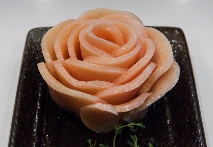 (Rick Egan  |  The Salt Lake Tribune)  Chicken at the Tonkotsu Shabu Shabu Bar in West Valley City.