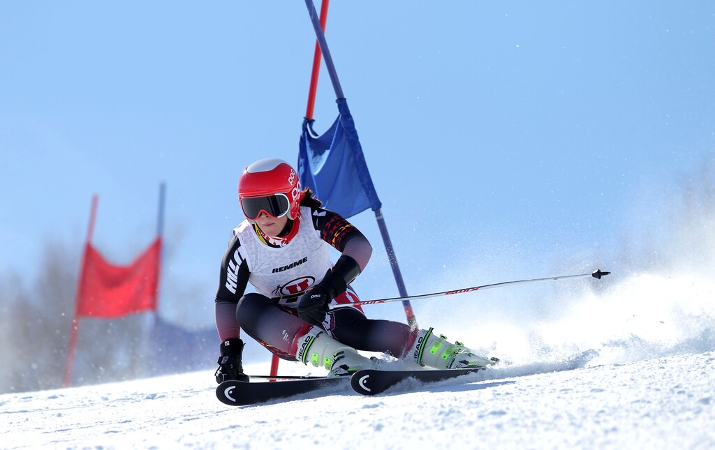 File photo courtesy of Utah Athletics | Utah's Roni Remme's second place finish in the women's slalom Saturday helped the Utes secure the combined men's and women's national title, the program's 12th NCAA championship.