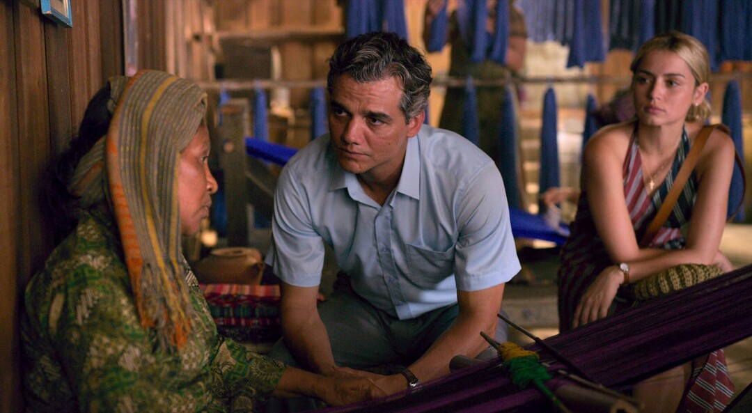 (Photo courtesy of Sundance Institute) Wagner Moura, center, and Ana de Armas, right, star in "Sergio," directed by Greg Barker, an official selection of the Premieres program at the 2020 Sundance Film Festival.